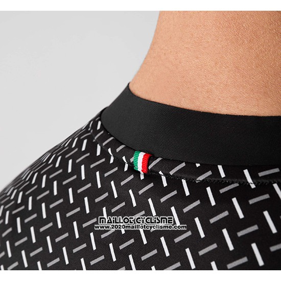 2019 Maillot Ciclismo La Passione Noir Manches Courtes et Cuissard